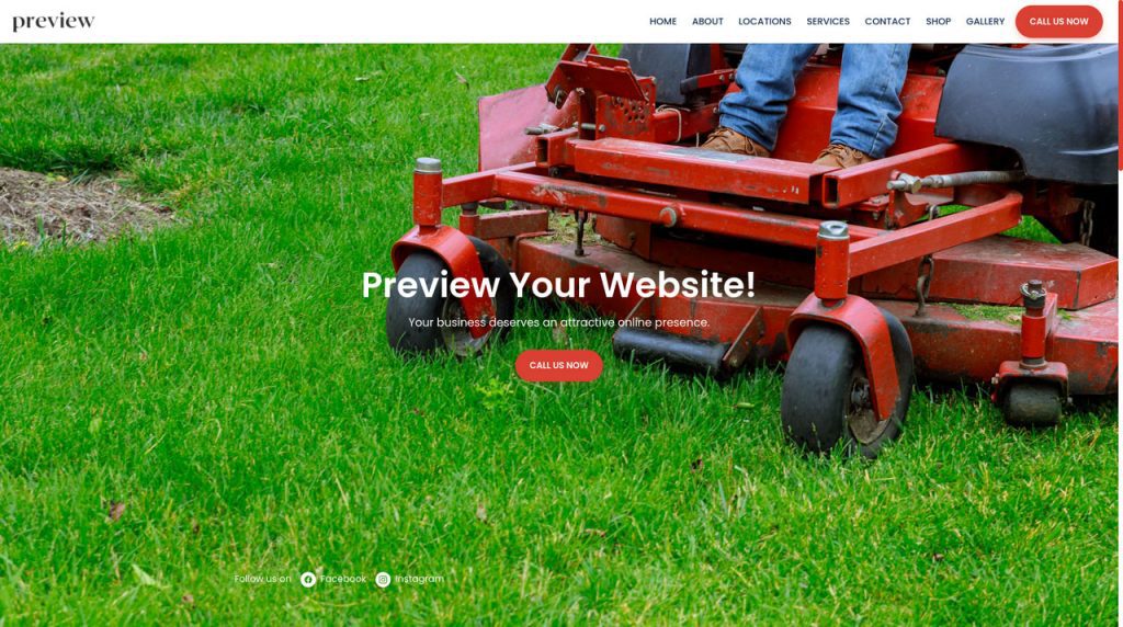 Showcase your beautiful landscaping work with a website and other tools such as appointment system, website, online estimates, customer feedback, CRM and more