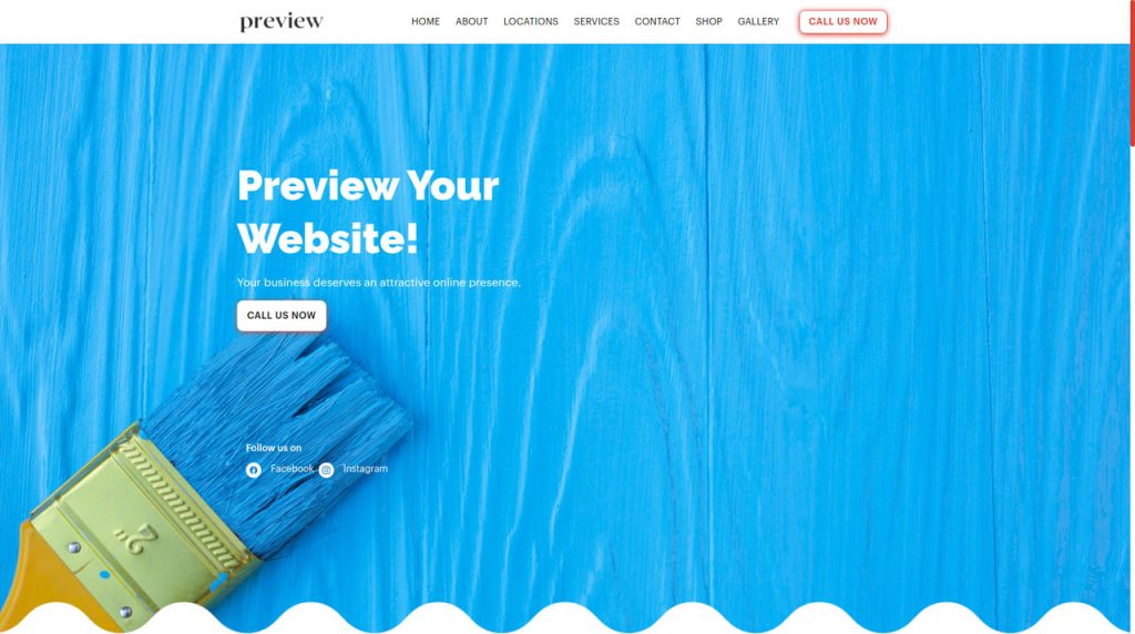 Get a website for your painting business that includes an appointment system, automated email marketing, customer management module, SMS messaging and more