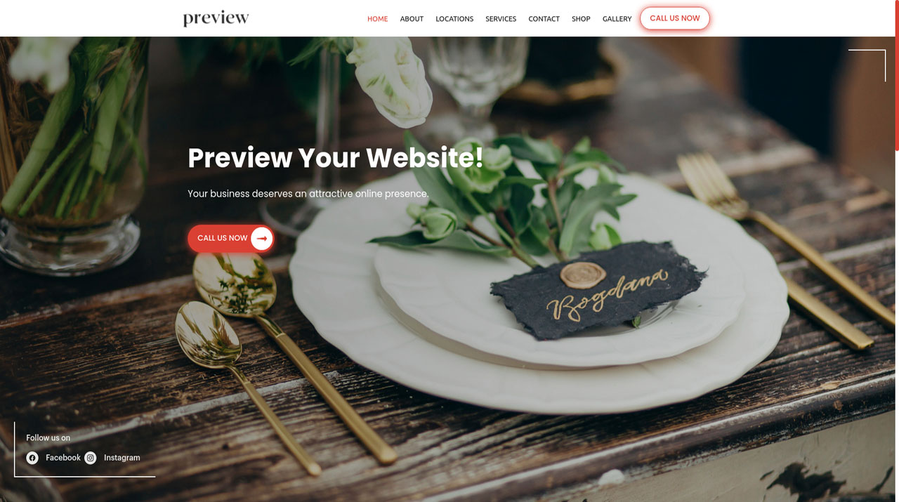 A professional website, appointment system and marketing solutions for Event Planners, Wedding Planners and Party Planners