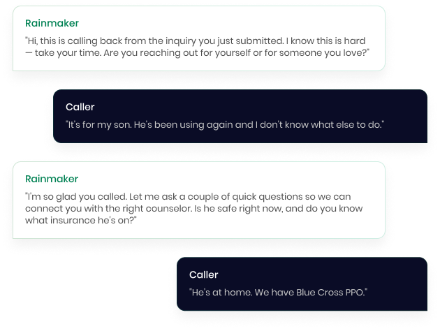 Wurkzen Rainmaker™ | Agentic Voice AI for Sales|Wurkzen Rainmaker™ | Voice AI Agents for Treatment Centers