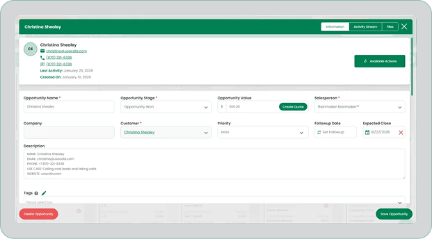 Wurkzen Rainmaker™ | Agentic Voice AI for Sales|Rainmaker™ Qualifier – Instant AI Lead Qualification