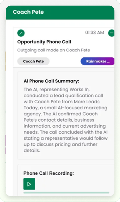 Wurkzen Rainmaker™ | Agentic Voice AI for Sales|Rainmaker™ Receptionist – 24/7 Voice AI Receptionist