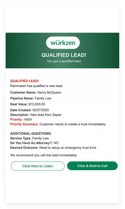Wurkzen Rainmaker™ | Agentic Voice AI for Sales|Wurkzen Rainmaker™ | Close 30-40% More Deals with Voice AI – Updated – Tier 1
