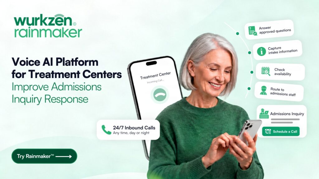 Voice AI Platform for Treatment Centers Improve Admissions Inquiry Response